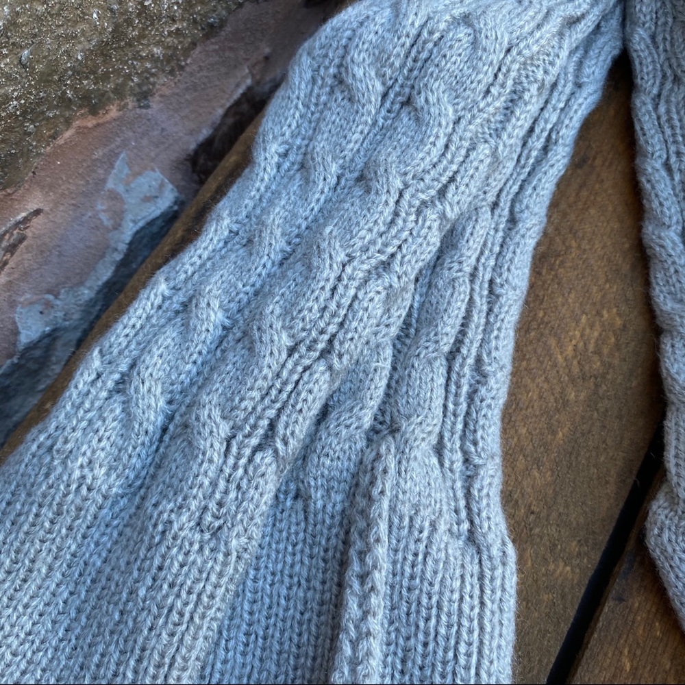 ✨SUPER LONG THI HI KNIT CABLE SOCK 24” TO HEEL - Picture 6 of 9